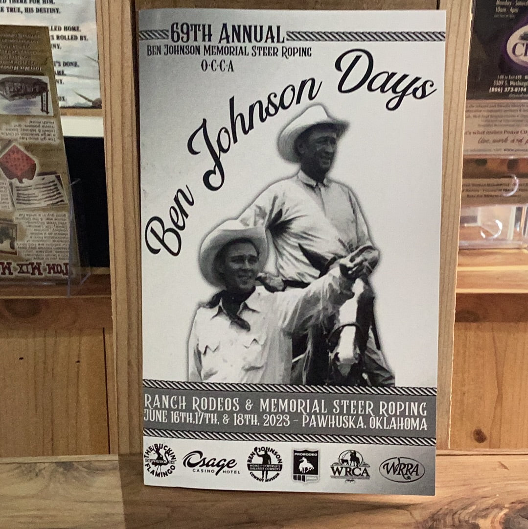 2023 Program and Poster for 69th Annual Ben Johnson Days Ben Johnson