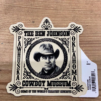 The Ben Johnson Cowboy Museum Sticker