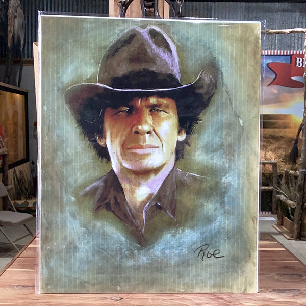 Charles Bronson Color Print by Roe