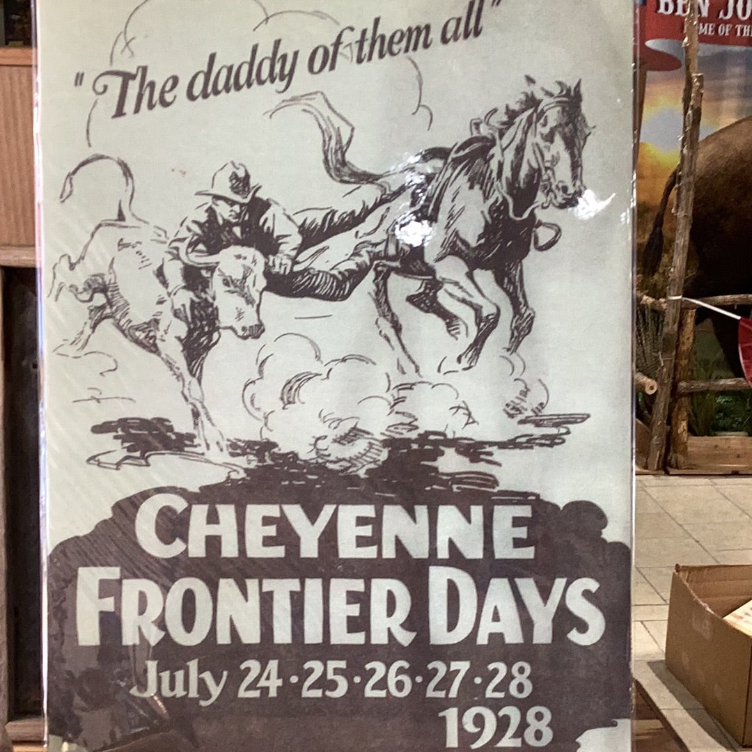Cheyenne Frontier Days 1928 poster – Ben Johnson Cowboy Museum