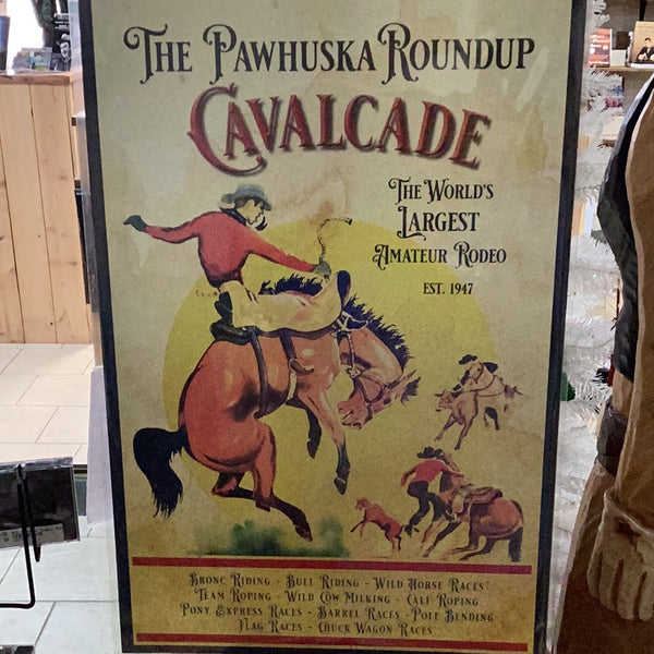 The Pawhuska Roundup Cavalcade poster