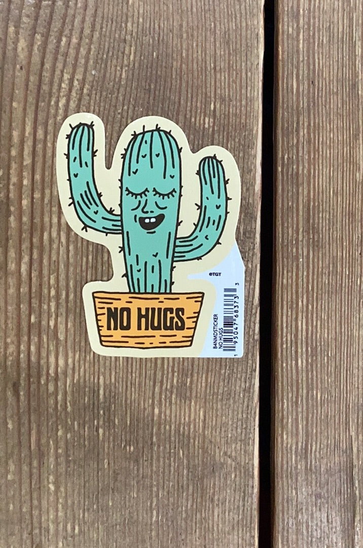 No Hugs Cactus Plant Sticker – Ben Johnson Cowboy Museum
