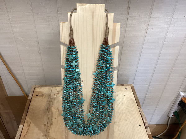 14 inch Stand Cerrillos Turquoise Necklace Jewelry