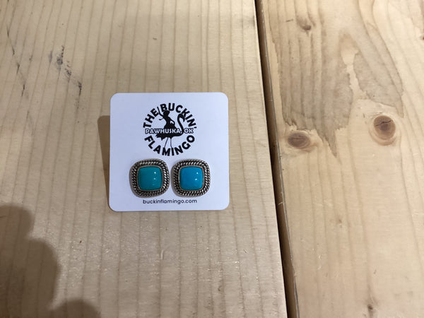 Kingman Turquoise Earrings Jewelry