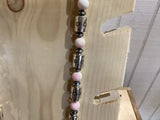 Pink Conch Shell and Stamped Sterling Drums