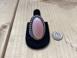 Size 7.5 Pink Conch Shell Oval Shape