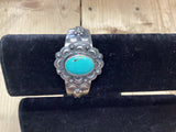 Turquoise Bracelet with 2 Hinges Jewelry