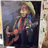Willie Nelson (2) Color (1) Black and White Poster