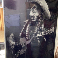 Willie Nelson (2) Color (1) Black and White Poster