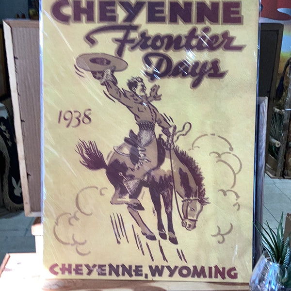 Cheyenne Frontier Days 1938 Poster