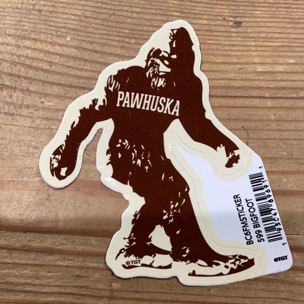 Bigfoot- Pawhuska Sticker