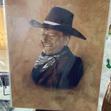 John Wayne Color Print by Roe