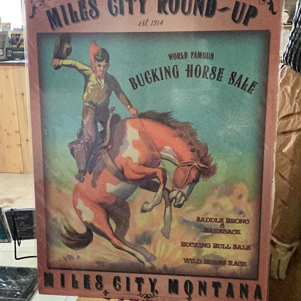 Miles City Round Up 1914 Poster