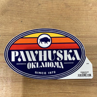 Oval Archival - Circle w/Buffalo Sticker