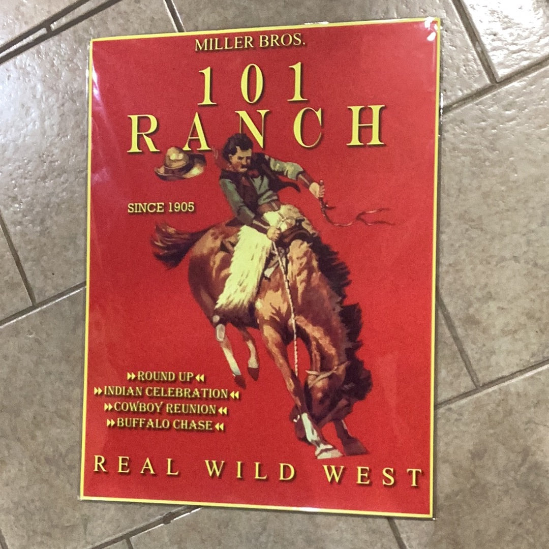 101 Ranch Items 101 Ranch Cowboy Rodeo Poster – Ben Johnson Cowboy Museum