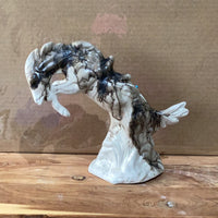 Statue Made with Horse Hair Caving on all of them