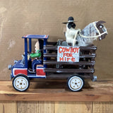 Delbert Buck Navajo Folk Art “Cowboy for Hire”.