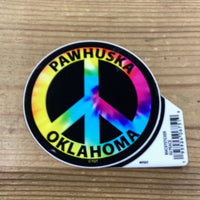 Peace - Pawhuska, Oklahoma Sticker