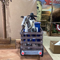Delbert Buck Navajo Folk Art “Cowboy for Hire”.
