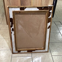 Picture Frame with Real Cowhide