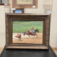 Steer Roper Original Oil Painting by Cameron Free