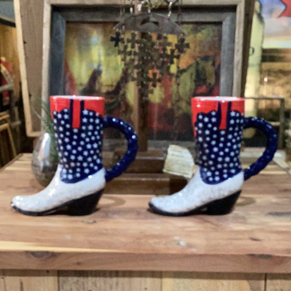 I rage Cowboy Boot Mug (Large Star Boot)