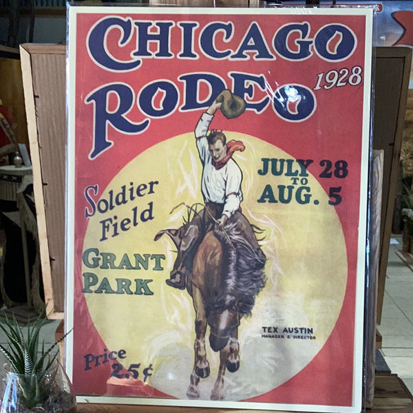 Chicago Rodeo 1928 Poster