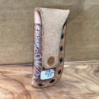 Knife Leather Tooled Cover