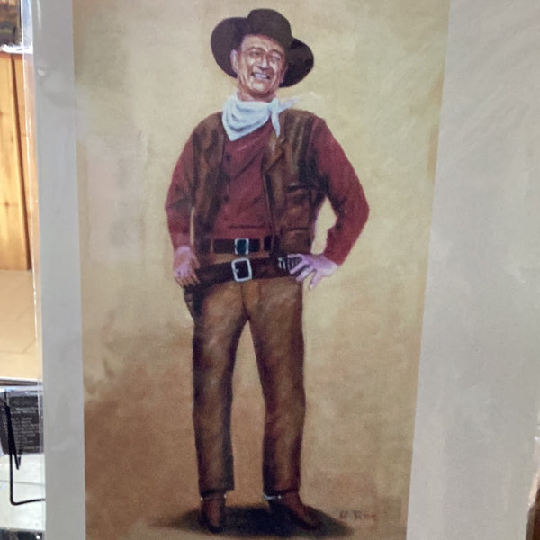 John Wayne Color Print