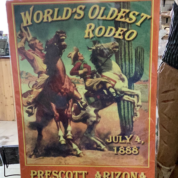 World’s Oldest Rodeo 1888 poster
