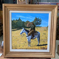 “Restin’ on the Hill” Original Oil Painting by Cameron Free