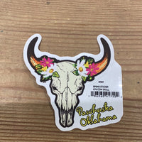 Cow Skull Sticker