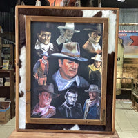 John Wayne Collage Color Print by Roe