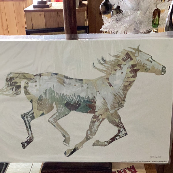 Horse of Many Patterns Poster