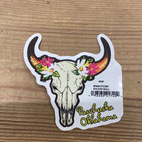 Cow Skull Sticker