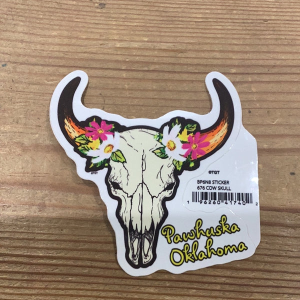 Cow Skull Sticker