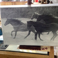 Horses Running (Photo) Poster