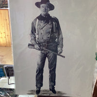 John Wayne print by Roe