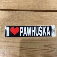 I Love Pawhuska Sticker