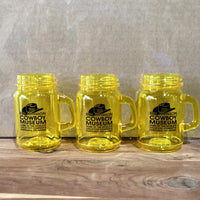 Yellow Mason Jar Shot Glass
