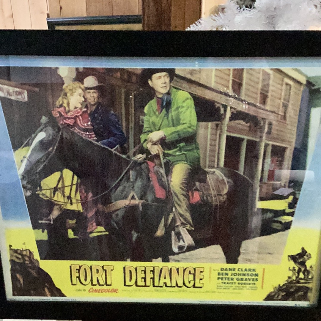 Fort Defiance Mini Movie Poster – Ben Johnson Cowboy Museum