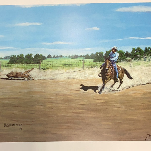 Camron Free “Layin’ One Down” Print