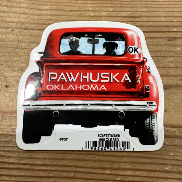 Ole Red - Pawhuska,Oklahoma Sticker
